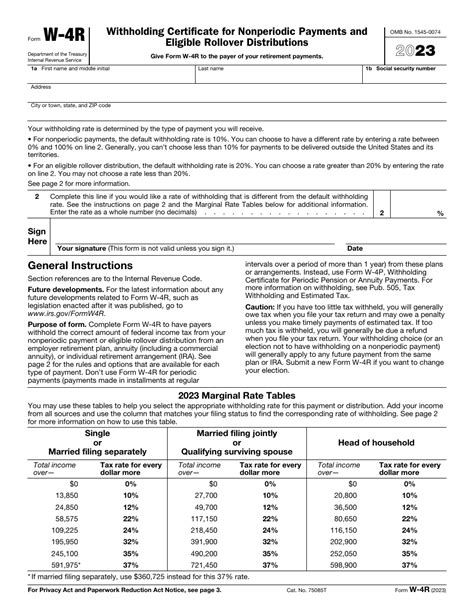 irs non periodic distribution form